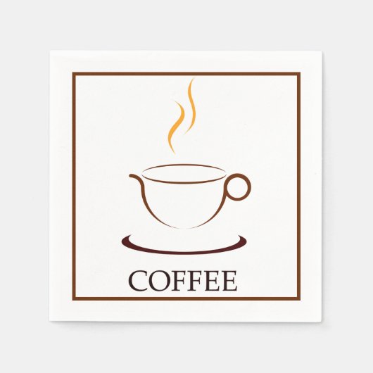 Kaffee Serviette (Vorderseite)