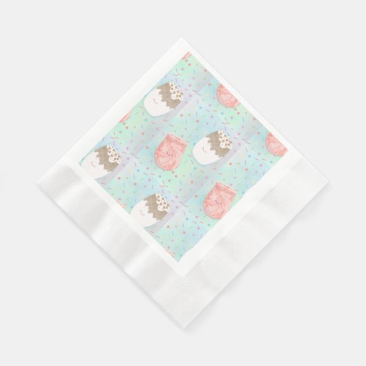 Kaffee Serviette (Ecke)