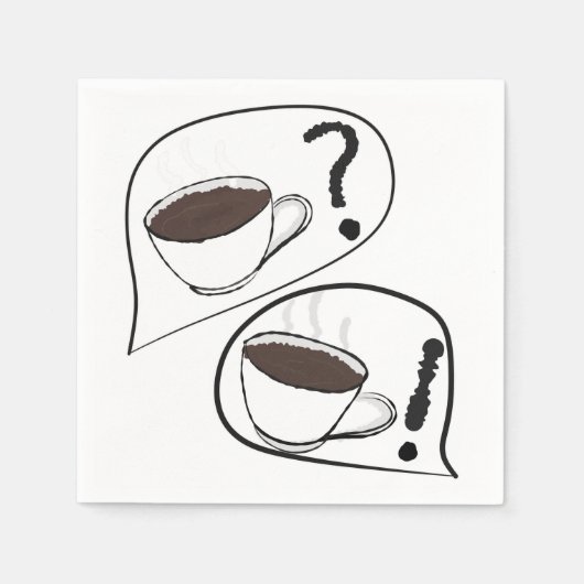 Kaffee? Serviette (Vorderseite)