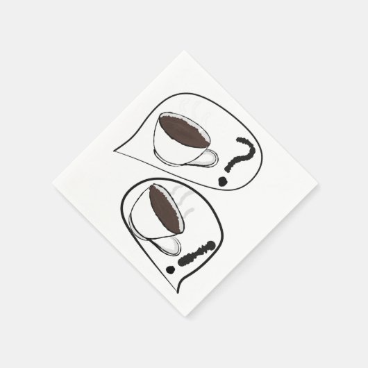 Kaffee? Serviette (Ecke)