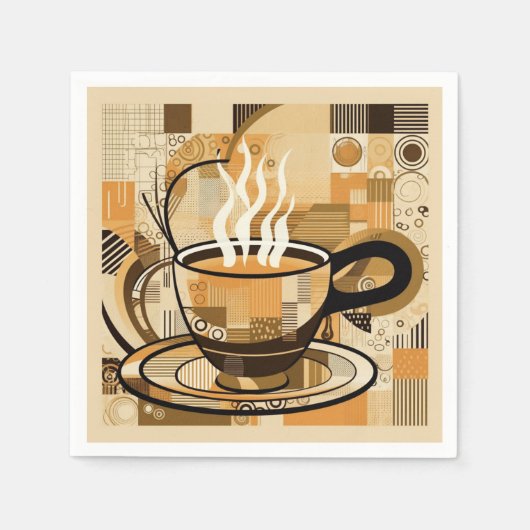 Kaffee Serviette (Vorderseite)