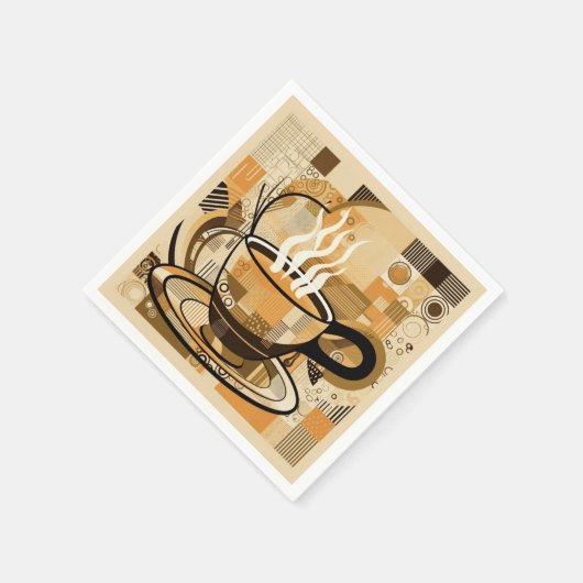 Kaffee Serviette (Ecke)