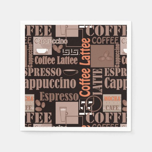 Kaffee Serviette (Vorderseite)