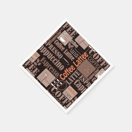 Kaffee Serviette (Ecke)
