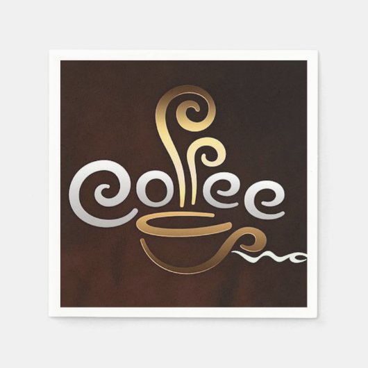 Kaffee Serviette (Vorderseite)