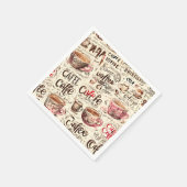 Kaffee Serviette (Ecke)