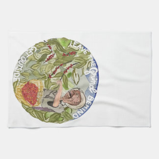 Kaffee-Shirt im Freien Geschirrtuch