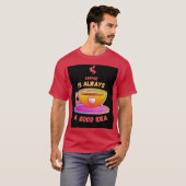 Kaffee-Shirt T-Shirt (Vorne ganz)