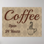 Kaffee Shop Diner Poster Art (Vorne)