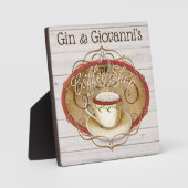 Kaffee-Shop Fotoplatte (Vorderseite)