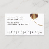 Kaffee-Shop Kaffeehäuser Loyalitätspunch Treuekarte (Rückseite)