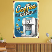Kaffee-Shop Leinwanddruck (Insitu (Wohnzimmer))
