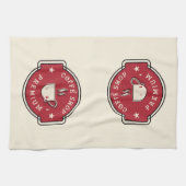 Kaffee-Shop | Premium-Kaffee Geschirrtuch (Horizontal)