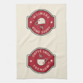 Kaffee-Shop | Premium-Kaffee Geschirrtuch (Vertikal)