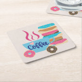 Kaffee-Shop Rechteckiger Pappuntersetzer (angewinkelt)