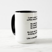 Kaffee-Shop Tasse (Vorderseite Links)