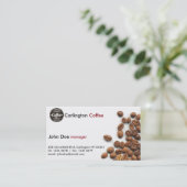 Kaffee Shop Treuekarte (Stehend Vorderseite)