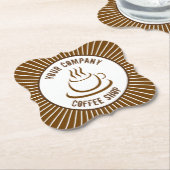 Kaffee-Shop Untersetzer (angewinkelt)