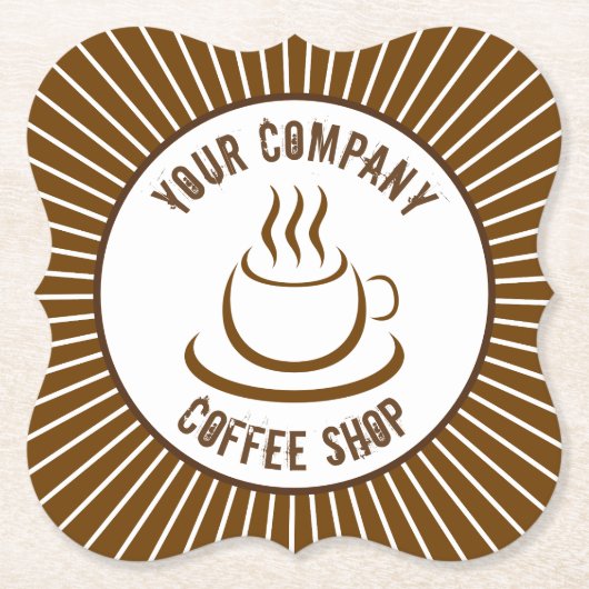 Kaffee-Shop Untersetzer (Vorderseite)