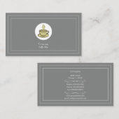Kaffee-Shop Visitenkarte (Vorne/Hinten)