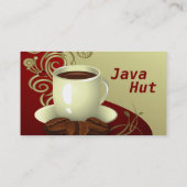 Kaffee-Shop Visitenkarte (Rückseite)