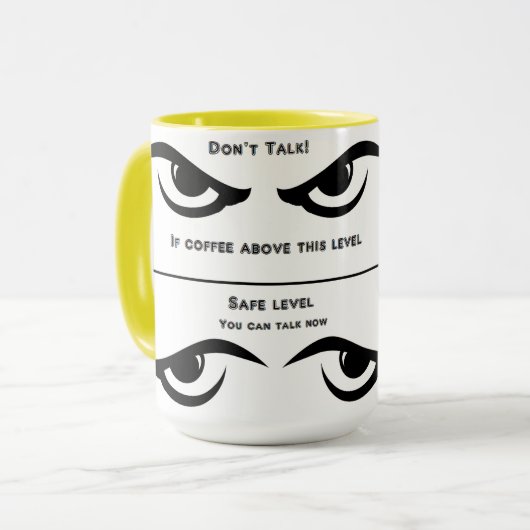 Kaffee-Sicherheitskoffer Tasse (Vorderseite Links)
