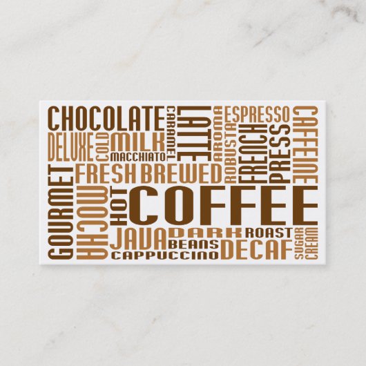 Kaffee (Smalltalk) Treuekarte (Vorderseite)