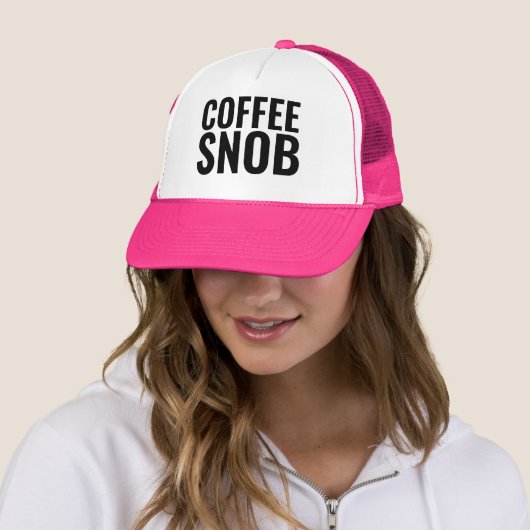 KAFFEE SNOB CAP HAT TRUCKERKAPPE (Beispiel)