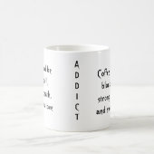 Kaffee sollte als Höllen-Tasse schwarz sein Kaffeetasse (Mittel)