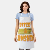 Kaffee & Sonnenschein – Positive Morgen-Vibes Schürze (Getragen)