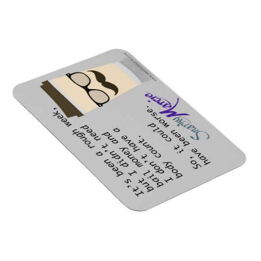 Kaffee-Spaß Magnet (Rechte Seite)