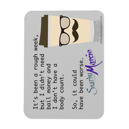 Kaffee-Spaß Magnet (Vertikal)