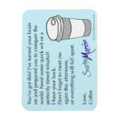 Kaffee-Spaß Magnet (Vertikal)