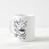 Kaffee-Spaß | Niedlicher Duh-Fuh-Cup Punny Kaffeetasse (Vorderseite Links)