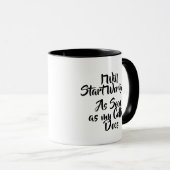 Kaffee-Spaß Tasse (VorderseiteRechts)