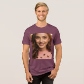 KAFFEE SPAß - Tri-Blend SHIRT (Vorderseite voll)