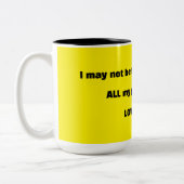 KAFFEE-SPASS ZWEIFARBIGE TASSE (Links)