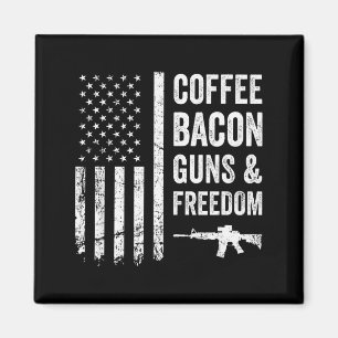 Kaffee Speck Waffen & Dom - Bbq Grill Lustige Magnet