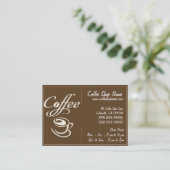 Kaffee-Speicher-Lochkarten Treuekarte (Stehend Vorderseite)