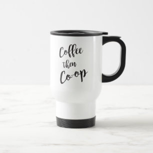 Kaffee sperren dann Reisekaffee-Tasse ein Reisebecher