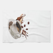 Kaffee Splash Effekt Küchentuch (Horizontal)