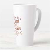 Kaffee Sprüche Typografie Milchtasse (Rechte Ecke)