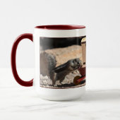 Kaffee Squirrels Wecker-Tasse Tasse (Links)