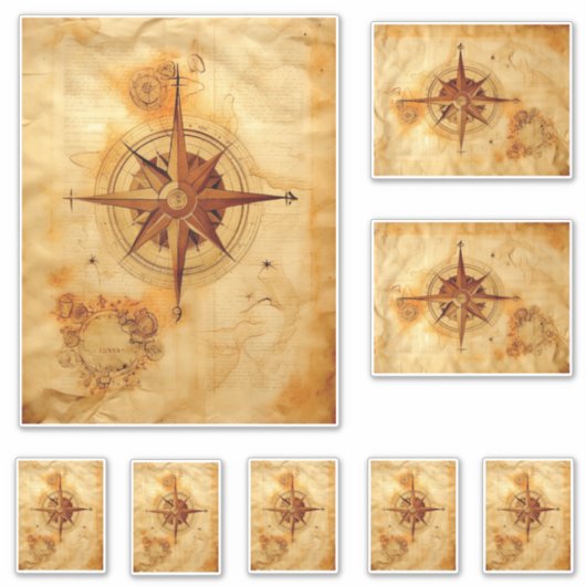 Kaffee-Star Aufkleber (Vorderseite)