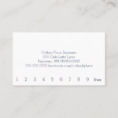 Kaffee Star Loyalty Coffee Punch Card Treuekarte (Rückseite)