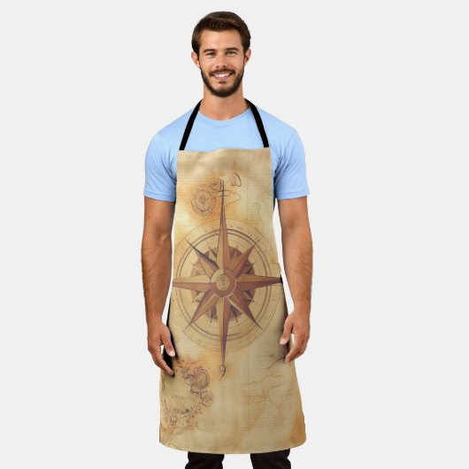 Kaffee-Star Schürze (Getragen)