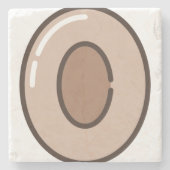 Kaffee Steinuntersetzer (Vorderseite)