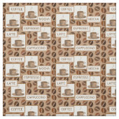Kaffee Stoff (Muster)