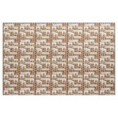 Kaffee Stoff (Fat Quarter (45,7 x 55,9 cm))