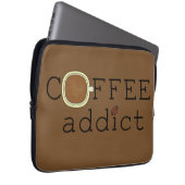 Kaffee-Süchtiger - wählen Sie Farbe Laptopschutzhülle (Vorne Rechts)